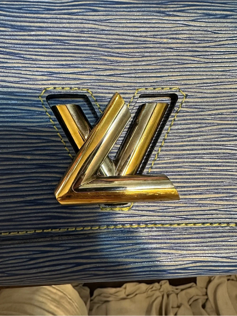 Louis Vuitton Twist Handbag Electric Epi Leather